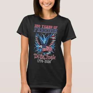 250 Jaar Vrijheid Amerikaanse Vs Vlag 250ste Verja T-shirt