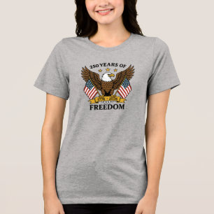 250 Jaar Vrijheid Amerika's Jubileum Tri-Blend Shirt