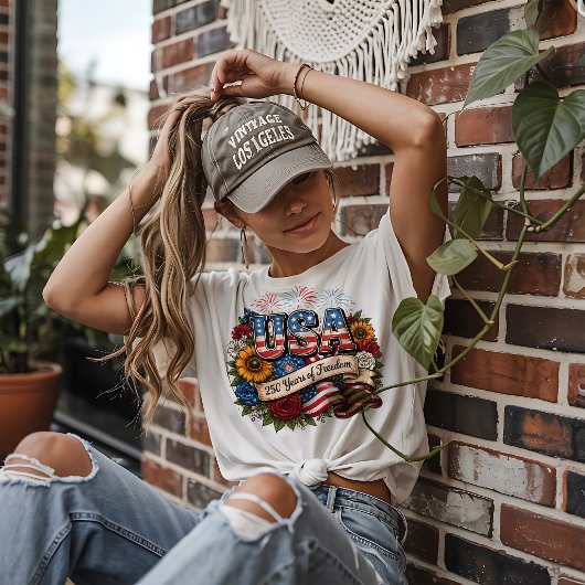 250 Jaar Vrijheid Bloemstuk T-shirt