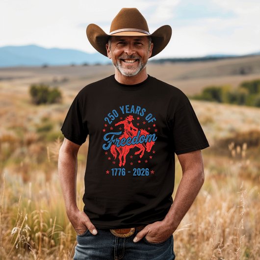 250 Jaar Vrijheid Cowboy T-shirt