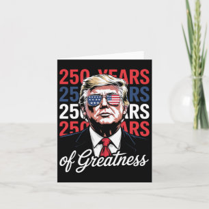 250 jaar vrijheid - Donald Trump Semiquin Kaart