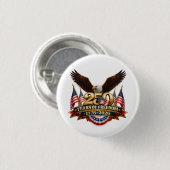 250 jaar vrijheid onafhankelijkheidsdag ronde button 3,2 cm (Voorkant /achterkant)