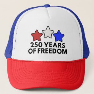 250 Jaar Vrijheid Patriotisch Trucker Pet