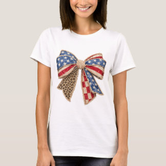 250 Jaar Vrijheid Patriotische Strik VS 4 Juli T-shirt