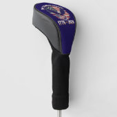 250 Jaar Vrijheid Patriottische Adelaar  Golfheadcover (Schuin)