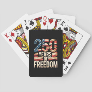 250 Jaar Vrijheid Pokerkaarten
