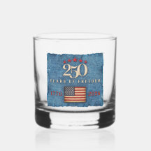 250 Jaar Vrijheid - Rocks Glas