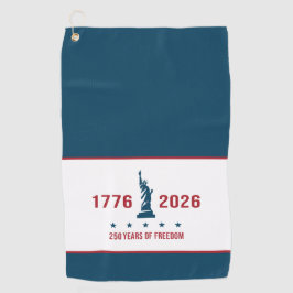 250 Jaar Vrijheid Standbeeld van de Vrijheid | 177 Golfhanddoek