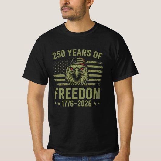 250 Jaar Vrijheid T-shirt (Voorkant)