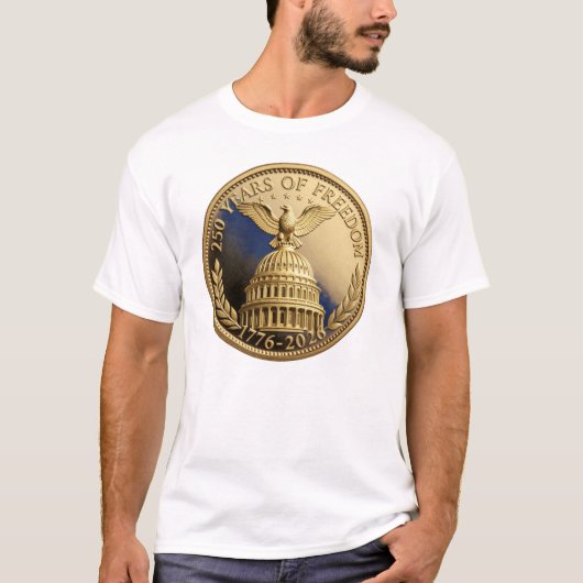 250 jaar vrijheid  t-shirt (Voorkant)
