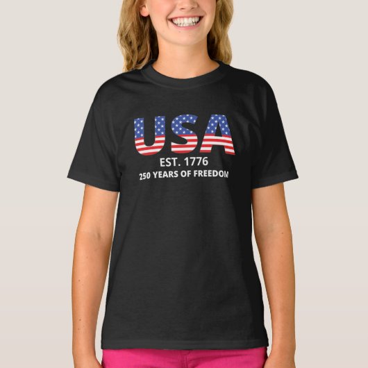 250 Jaar Vrijheid T-shirt (Voorkant)