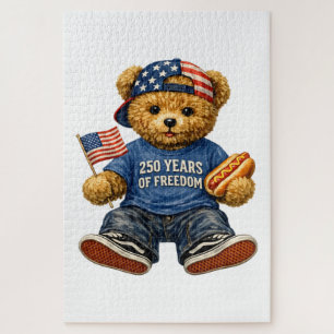 250 Jaar Vrijheid Teddybeer Legpuzzel