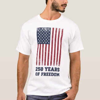 250 Jaar Vrijheid USA Vlag – Vintage Patriottisch T-shirt