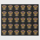 250 Jaar Vrijheid & Vuurwerk  Cadeaupapier (Vlak)