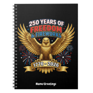 250 Jaar Vrijheid & Vuurwerk Notitieboek
