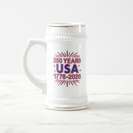 250 jaar VS | 1776–2026 Semiquincentennial Bierpul (Links)