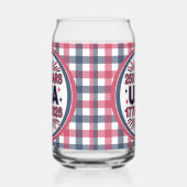 250 Jaar VS | 1776–2026 Semiquincentennial Blikvorm Glas (Rechts)
