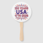 250 Jaar VS | 1776–2026 Semiquincentennial Handwaaier (Voorkant)