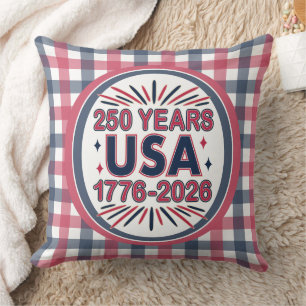 250 Jaar VS   1776–2026 Semiquincentennial Kussen