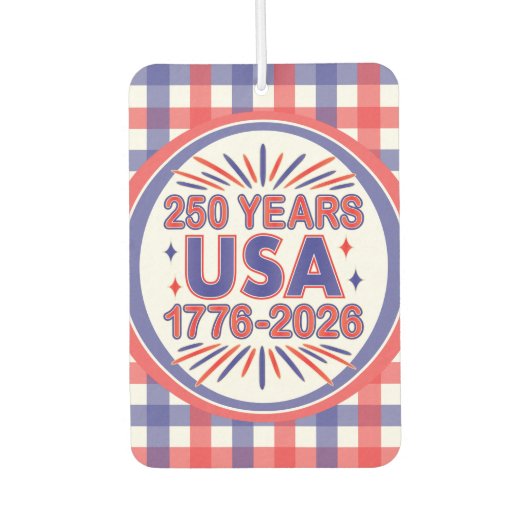 250 Jaar VS | 1776–2026 Semiquincentennial Luchtverfrisser (Voorkant)