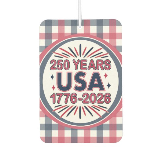 250 Jaar VS | 1776–2026 Semiquincentennial Luchtverfrisser (Voorkant)
