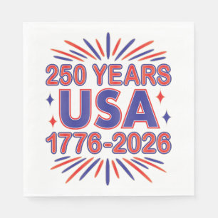 250 Jaar VS 1776–2026 Semiquincentennial Servet
