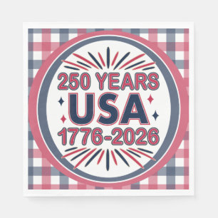 250 Jaar VS   1776–2026 Semiquincentennial Servet