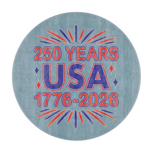 250 Jaar VS | 1776–2026 Semiquincentennial Snijplank (Voorkant)