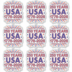 250 Jaar VS 1776–2026 Semiquincentennial Sticker