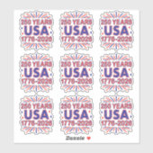 250 Jaar VS | 1776–2026 Semiquincentennial Sticker (Vel)