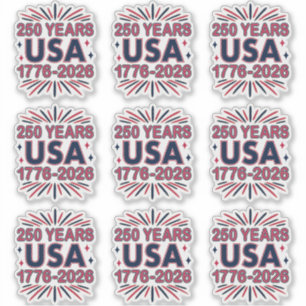 250 Jaar VS 1776–2026 Semiquincentennial Sticker