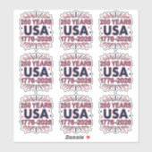 250 Jaar VS | 1776–2026 Semiquincentennial Sticker (Vel)