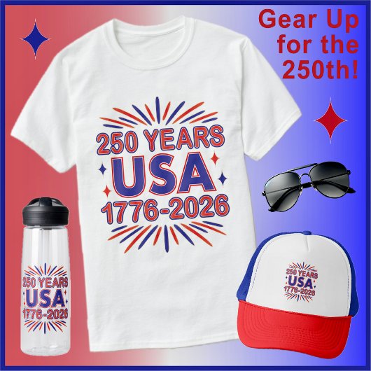 250 jaar VS | 1776–2026 Semiquincentennial T-shirt