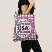 250 Jaar VS | 1776–2026 Semiquincentennial Tote Bag (Dichtbij)