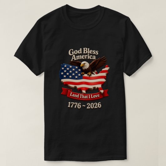 250 Jaar VS -19 T-shirt (Design voorkant)