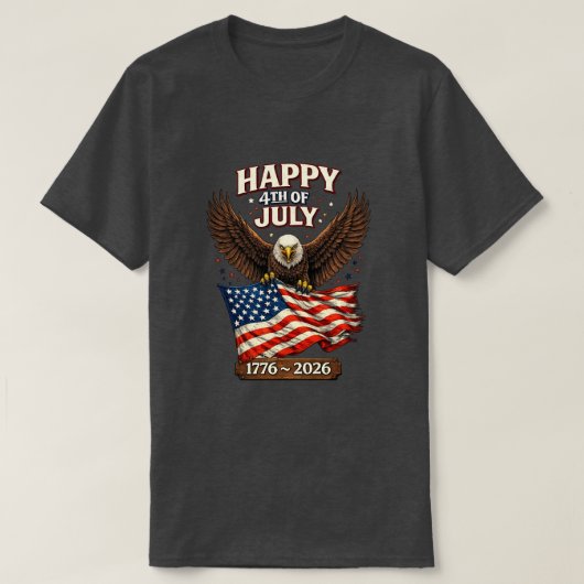 250 Jaar VS -25 T-Shirt (Design voorkant)