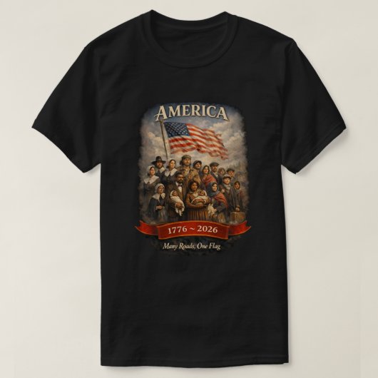 250 Jaar VS -27 T-Shirt (Design voorkant)
