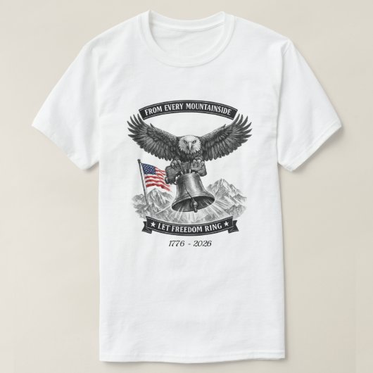 250 Jaar VS -28a T-Shirt (Design voorkant)
