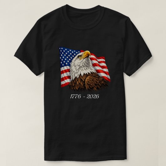 250 Jaar VS -29 T-shirt (Design voorkant)