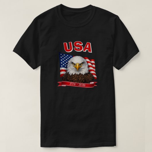 250 Jaar VS -31 T-shirt (Design voorkant)