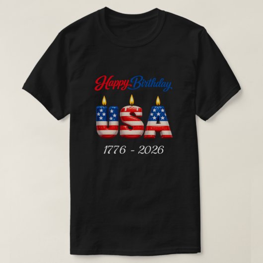 250 Jaar VS -31a T-Shirt (Design voorkant)
