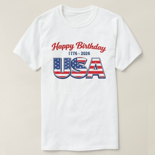 250 Jaar VS -31e T-Shirt (Design voorkant)