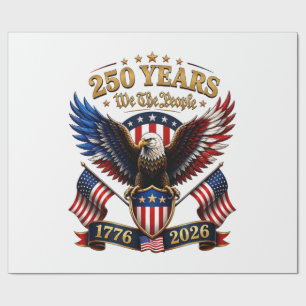 250 Jaar We The People Adelaar Cadeaupapier
