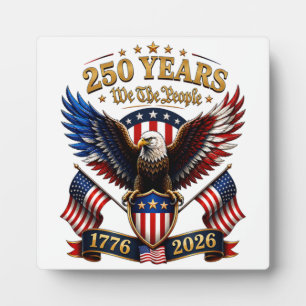 250 Jaar We The People Adelaar Fotoplaat