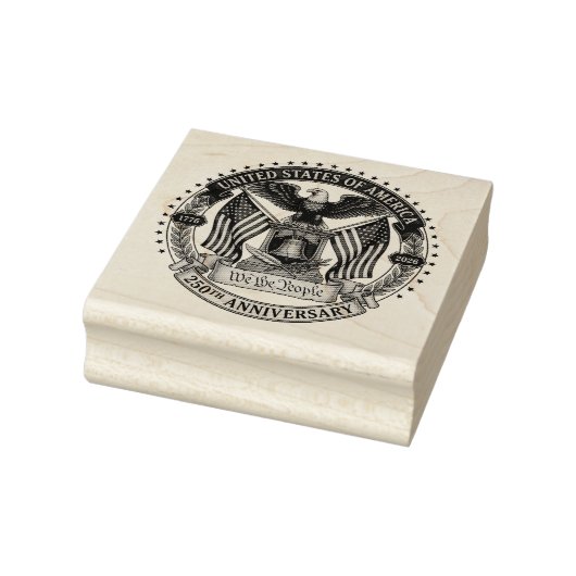 250 Jaar Wij Het Volk Adelaar Rubberstempel (Stempel)