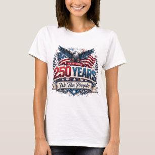 250 Jaar Wij Het Volk USA Patriottisch 1776-2026 T-shirt
