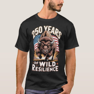 250 Jaar Wilde Weerbaarheid Bizon T-shirt