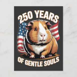 250 Jaar zachte zielen Cavia Kunst Briefkaart