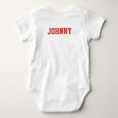 250-jarig jubileum 4 juli baby bodysuit (Achterkant)