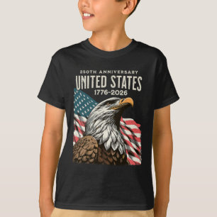 250-jarig Jubileum Amerika 250e Amerikaanse Vlag P T-shirt